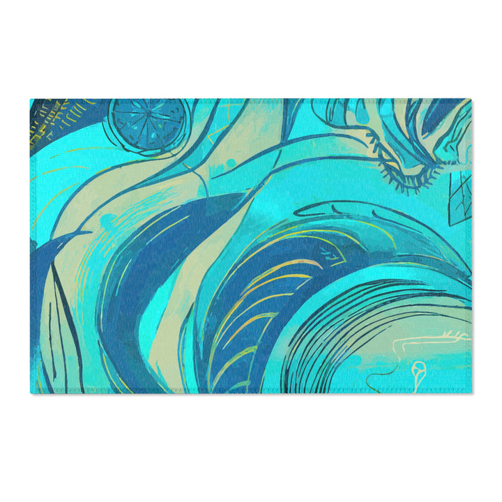 Vibrant Wave Rug for Stylish Serenity