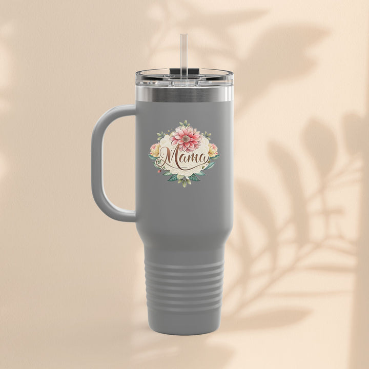 Floral Insulated Travel Mug for Moms - 40oz