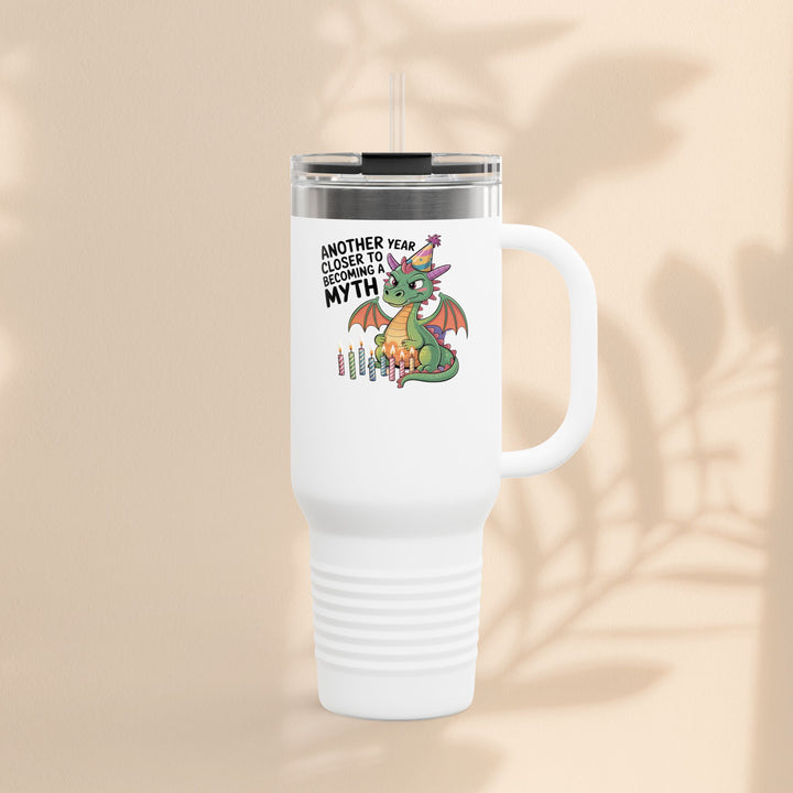 Dragon Insulated Travel Mug, 40oz, Dragon Birthday Tumbler