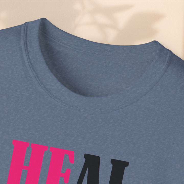 Heal Cancer Unisex Ultra Cotton Tee - Inspirational Faith-Based T-Shirt for Awareness
