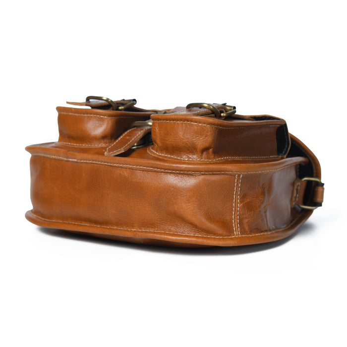 2-Pocket Leather Sling Bag for Women | Everyday Style