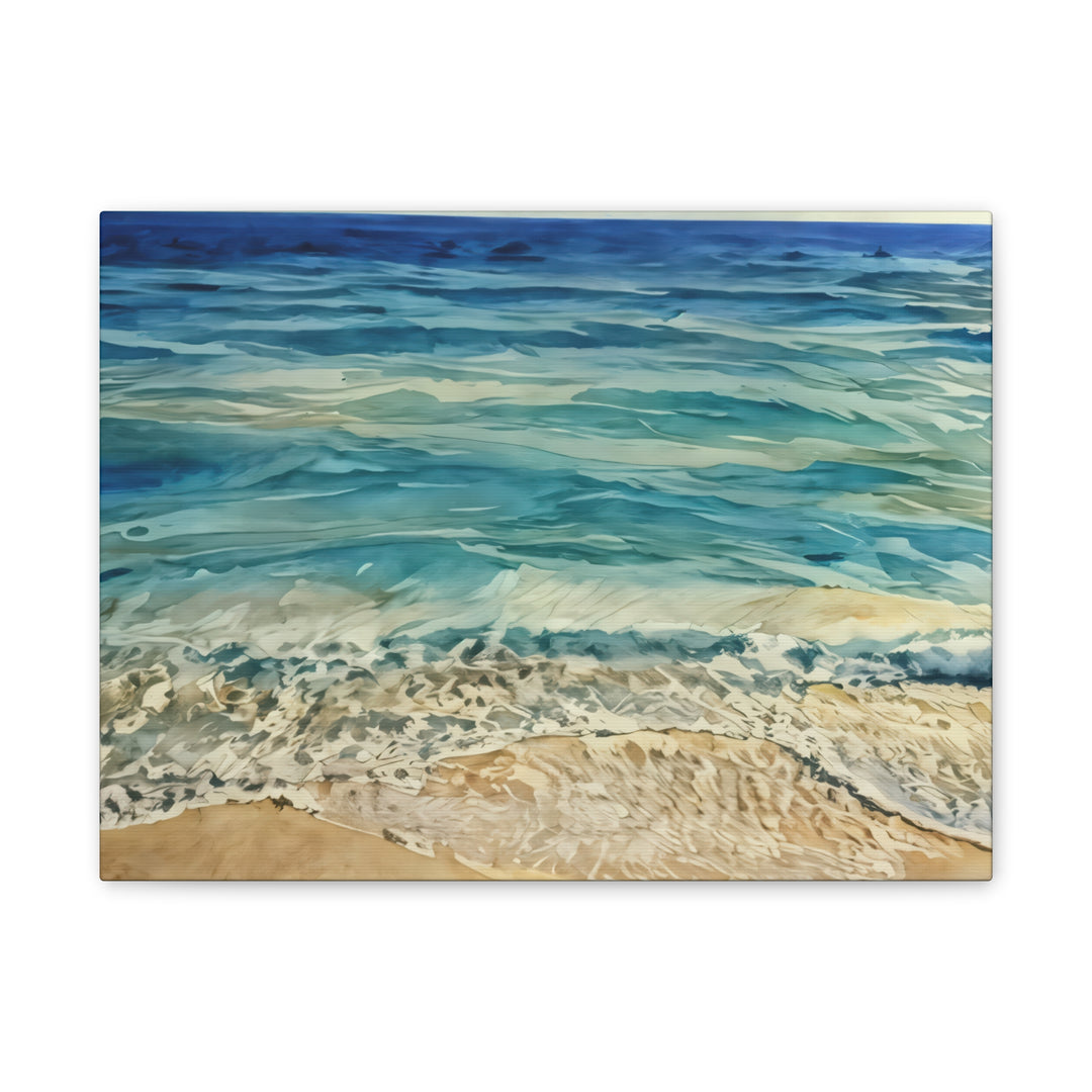 Stretched Beach Art Canvas Print