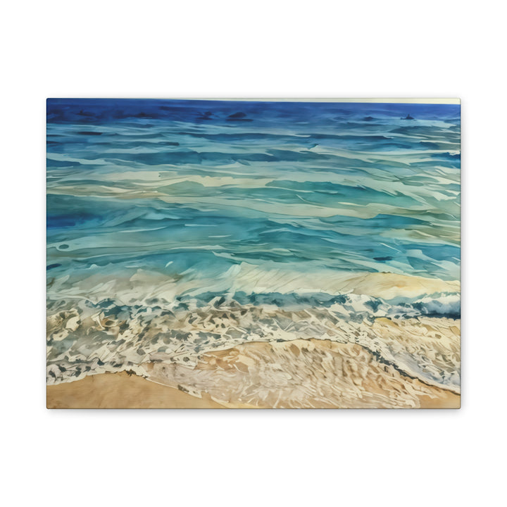 Stretched Beach Art Canvas Print