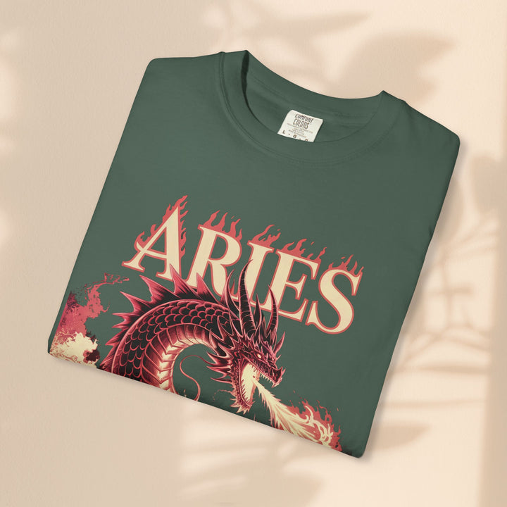 Aries Graphic T-Shirt: Unisex Astrology Tee, Zodiac Shirt for Birthdays & Everyday Wear, Perfect Gift for Aries Friends