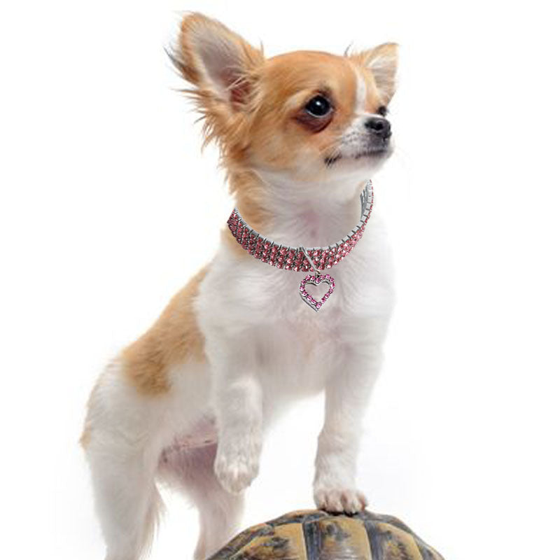 Heart-Shaped Pet Necklace and Collar Accessory