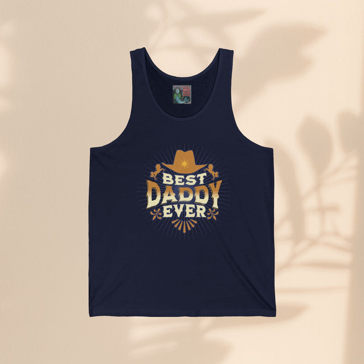 Best Daddy Ever Unisex Jersey Tank - Ideal Father's Day Gift