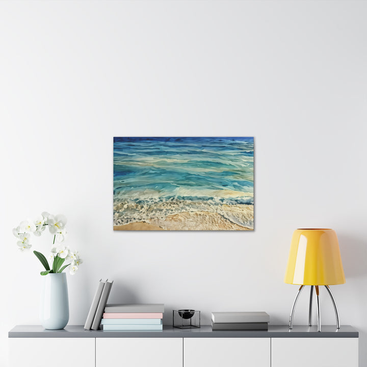 Stretched Beach Art Canvas Print