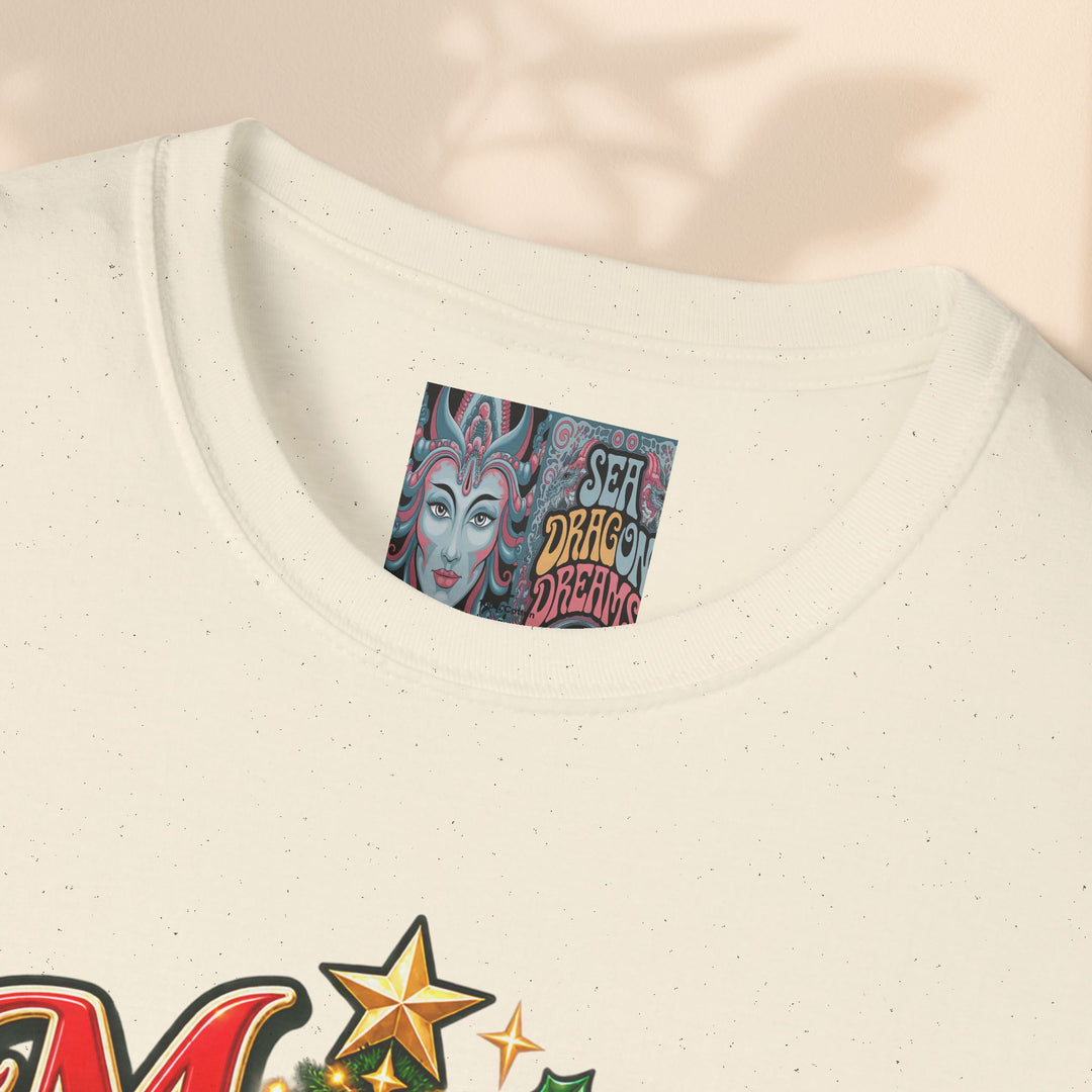 Merry & Bright Christmas T-Shirt – Festive Holiday Graphic Tee