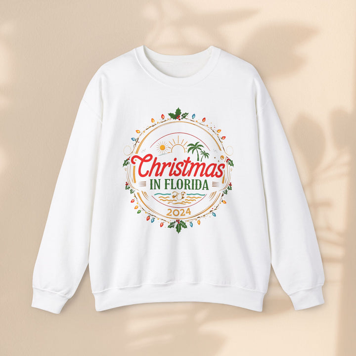 Unisex Heavy Blend™ Crewneck Sweatshirt - Christmas in Florida