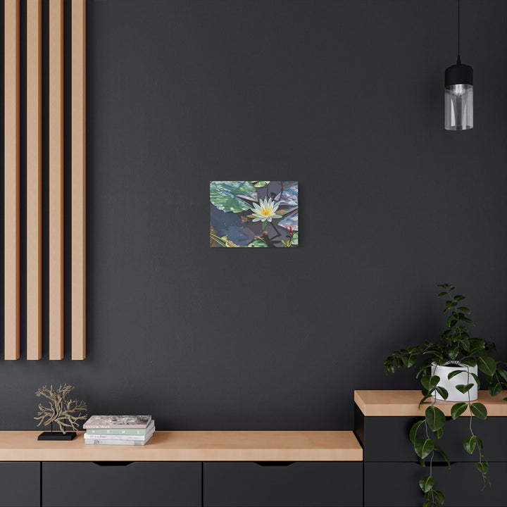 Water Lily Canvas Art Print – Nature Wall Décor