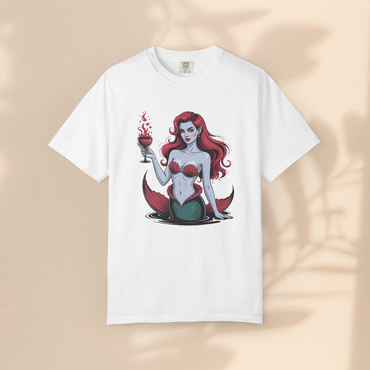 Mermaid-Themed Unisex T-Shirt – Fun Summer Apparel, Beach Lover Gift, Vintage Style Tee