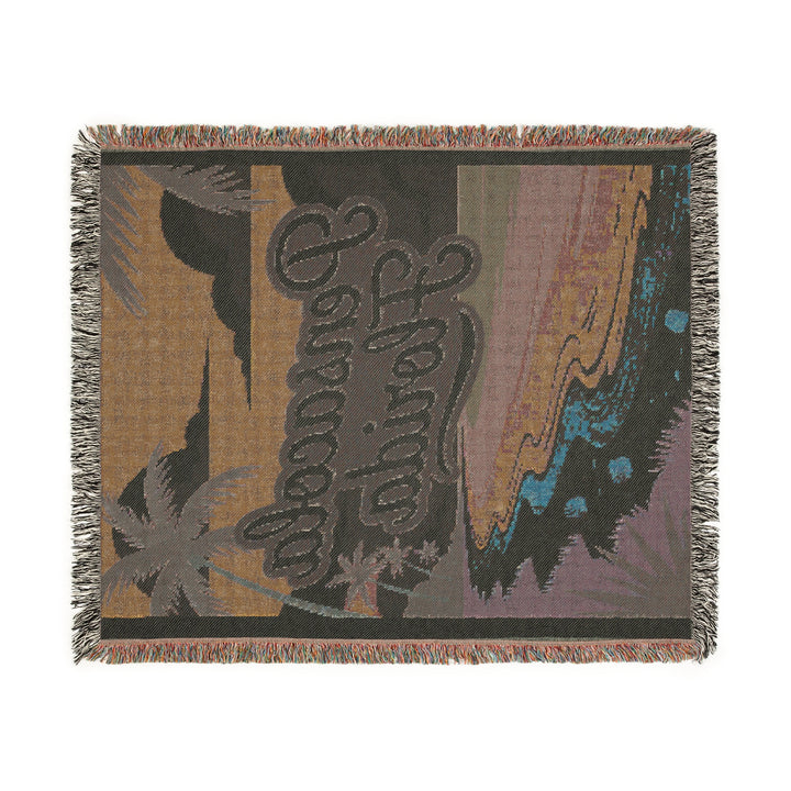 Pensacola Florida Cozy Woven Blanket – Beach Lover’s Home Décor, Travel Memories, Summer Vibes & Perfect Gift