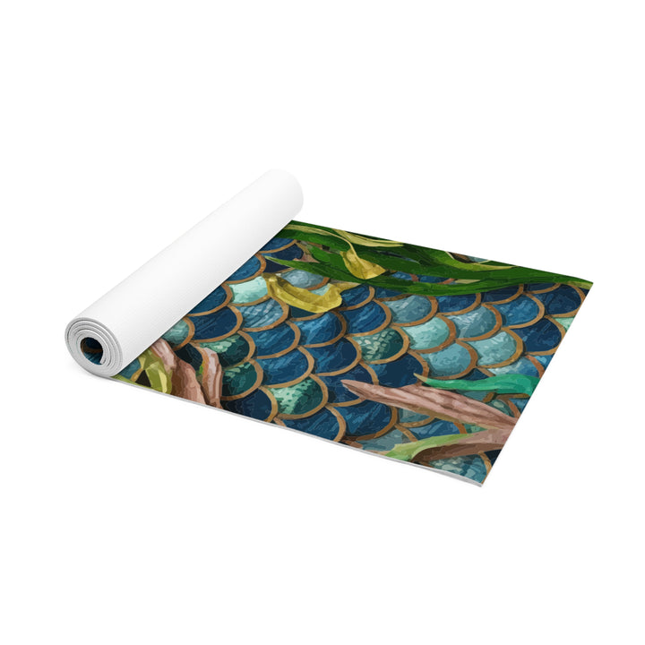 Yoga Mat - Mermaid Scale Party Print