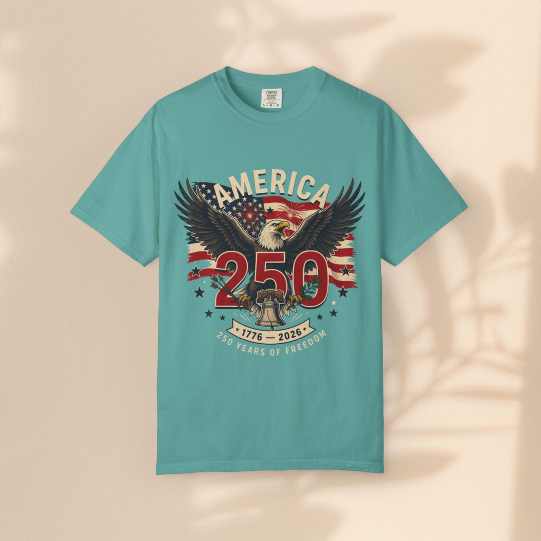 America 250 Eagle Patriotic T-Shirt — Independence Celebration Tee