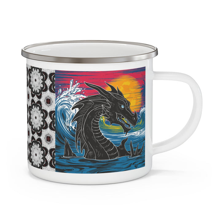 Enamel Camping Mug - Conquering Dragon