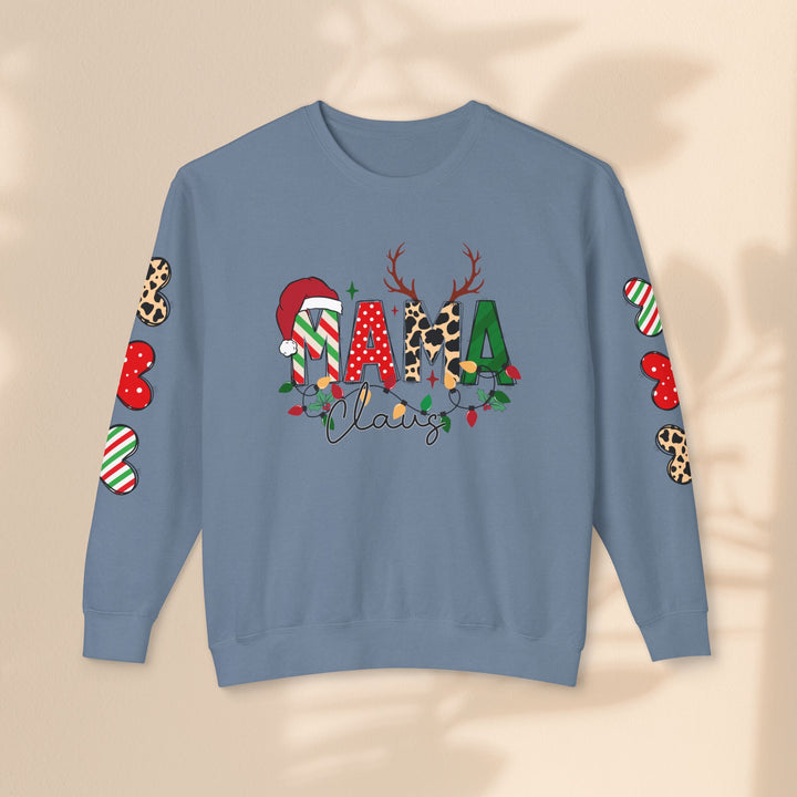 Mama Claus - Women's Lightweight Crewneck Sweatshirt