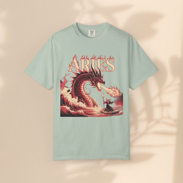 Aries Graphic T-Shirt: Unisex Astrology Tee, Zodiac Shirt for Birthdays & Everyday Wear, Perfect Gift for Aries Friends