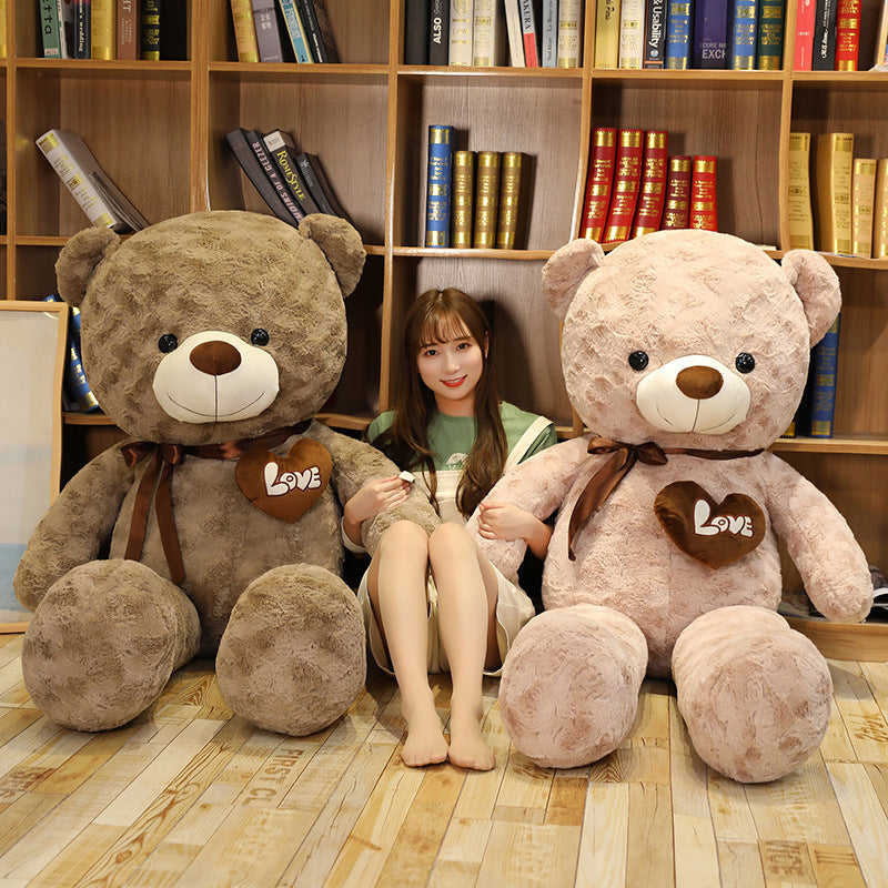 Large Rose Teddy Bear Plush Doll & Love Pillow