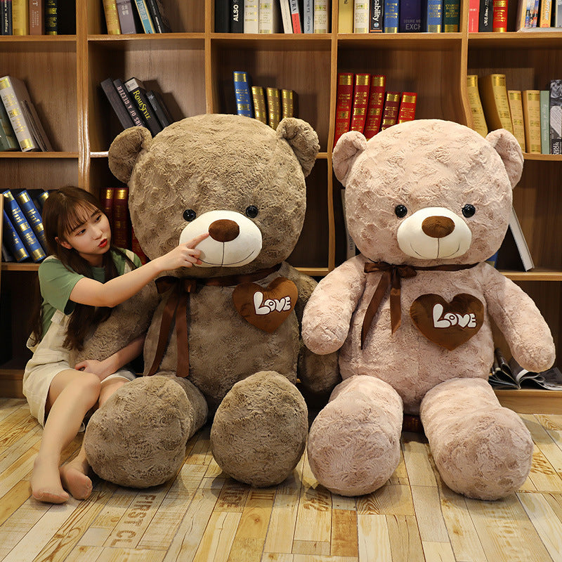Large Rose Teddy Bear Plush Doll & Love Pillow