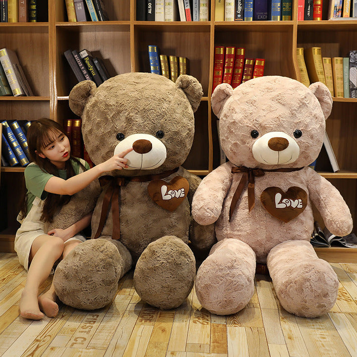 Large Rose Teddy Bear Plush Doll & Love Pillow