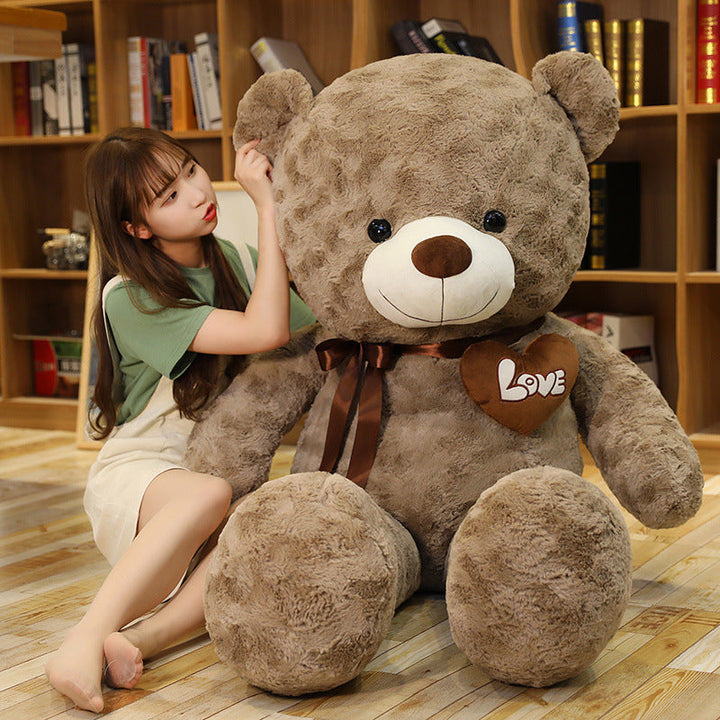 Large Rose Teddy Bear Plush Doll & Love Pillow