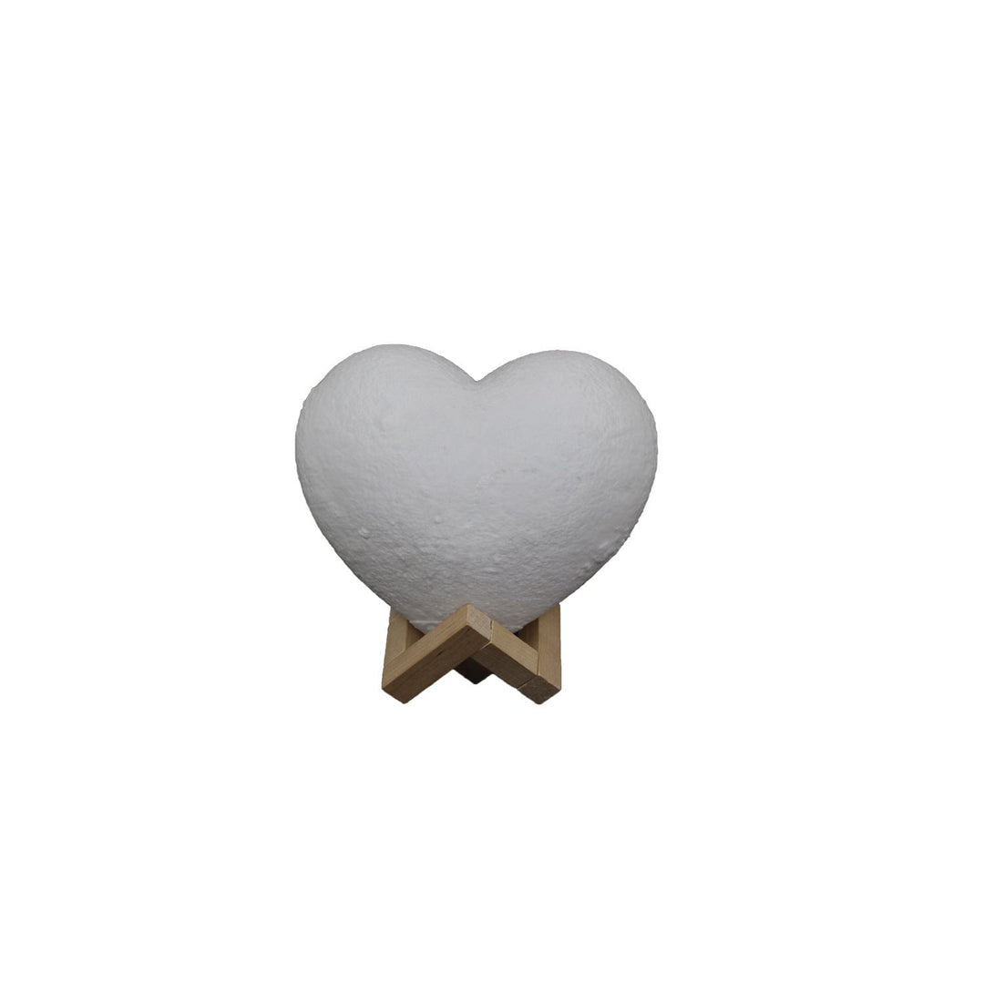 Heart-Shaped Moon Night Light with Remote Control