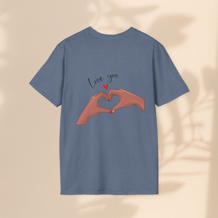 Unisex Softstyle T-Shirt - Love You Heart