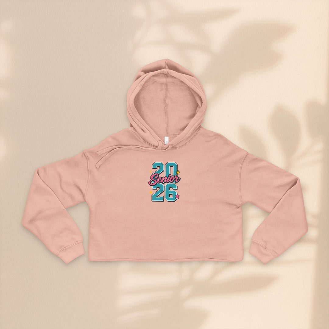 2026 Senior Women's Cropped Hoodie, Graduation Gift, Class of 2026