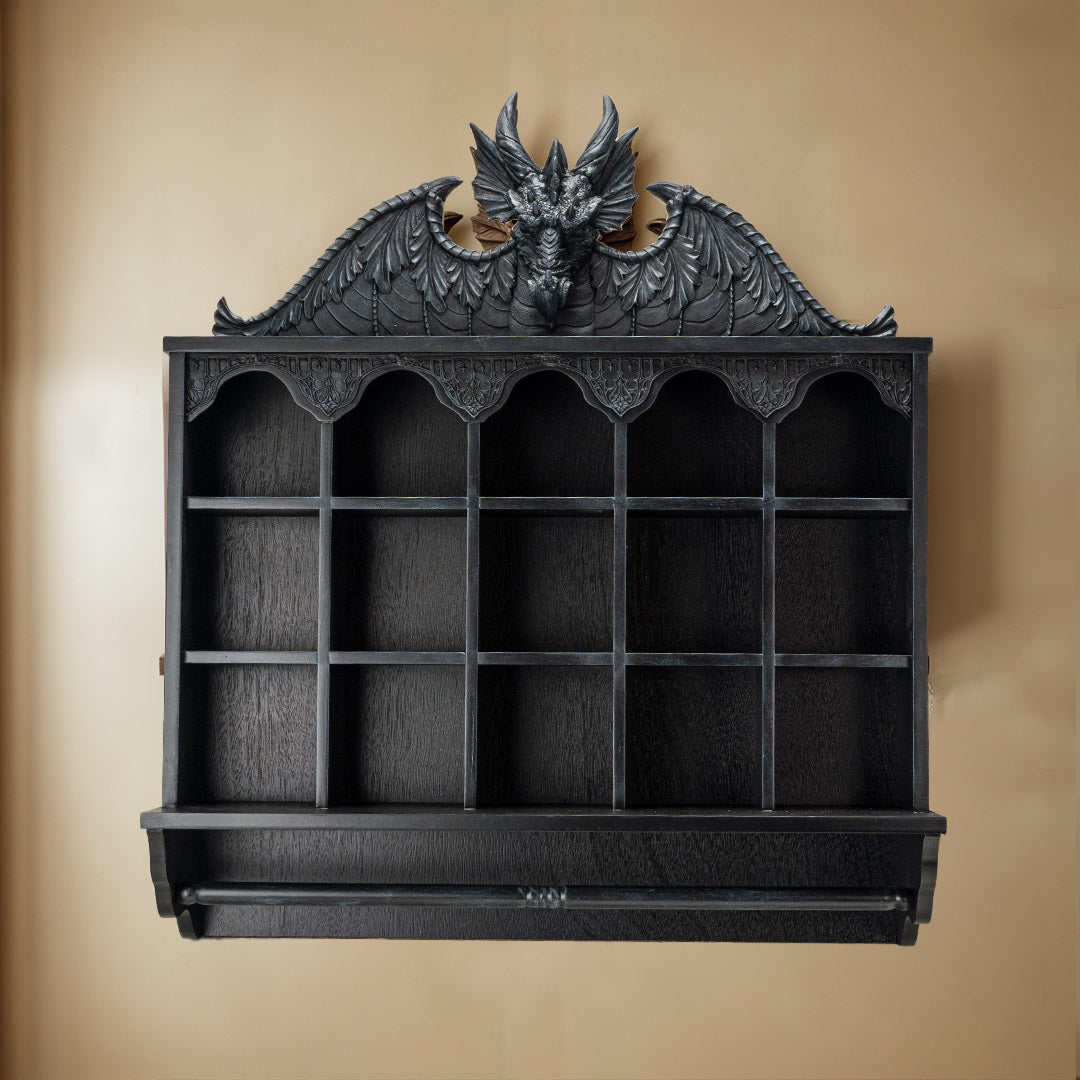 Black Dragon Wall Shelf