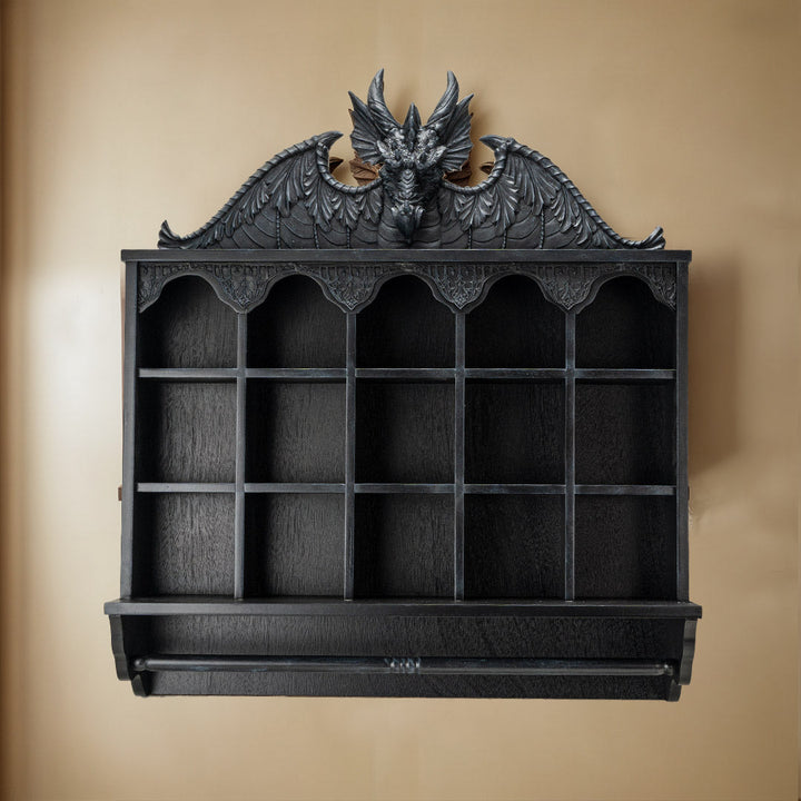 Black Dragon Wall Shelf