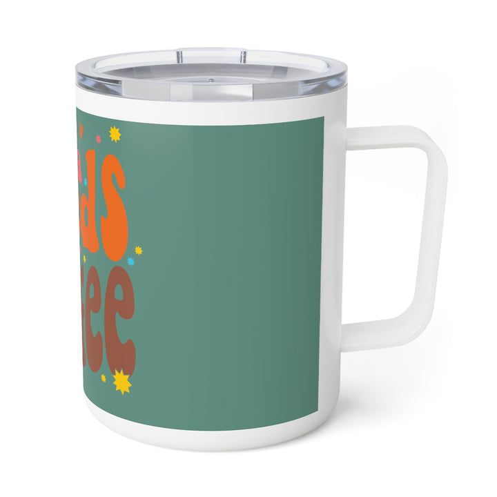 Mama Needs Coffee Insulated Mug - Fun 10oz Coffee Cup for Moms, Gift Idea for Mother's Day