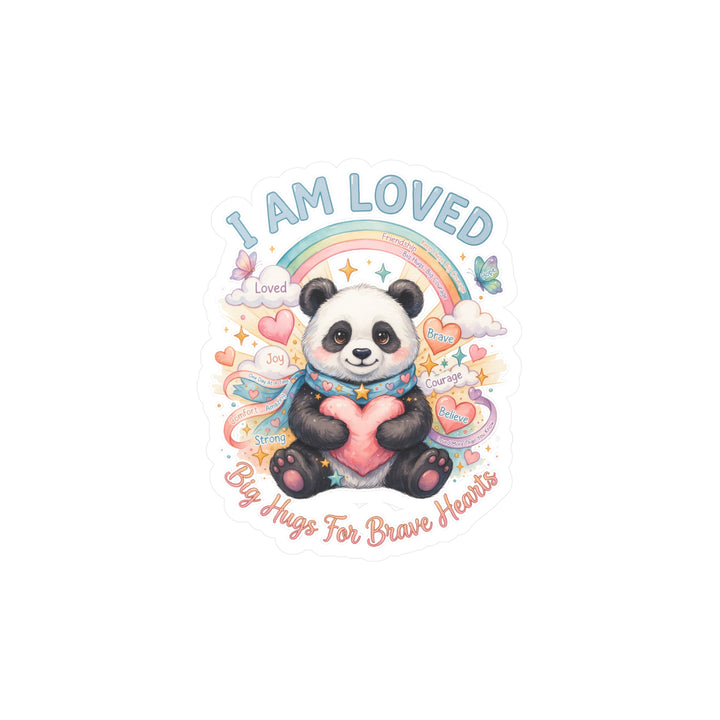 I Am Loved Panda Sticker | Brave Buddies™