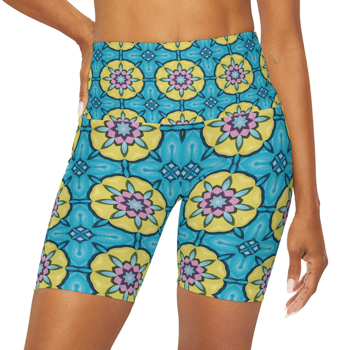 High Waisted Yoga Shorts - MNMs Pattern