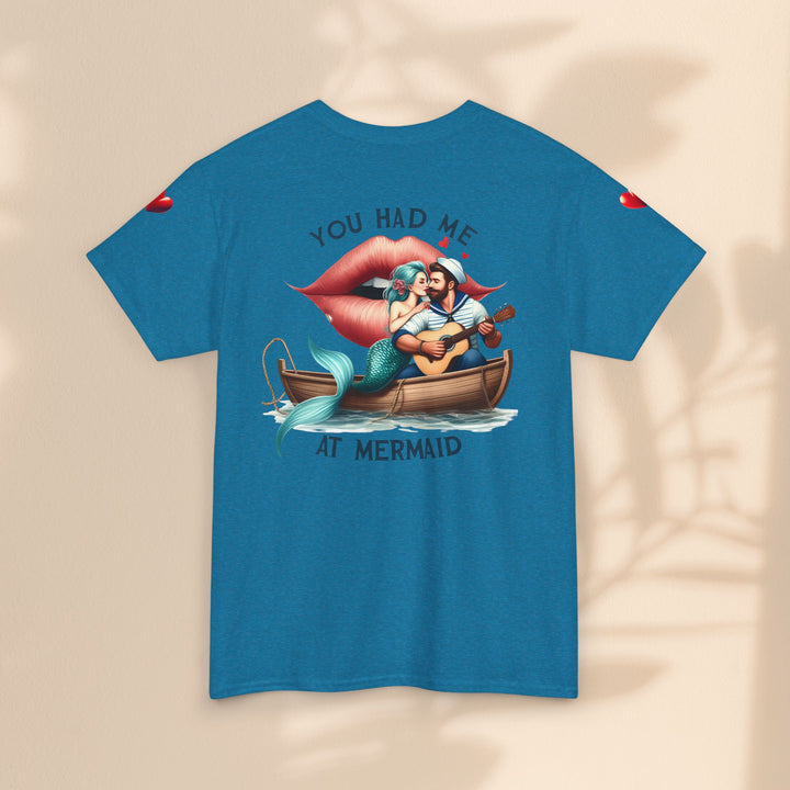 Unisex Heavy Cotton Tee - You Had Me At Mermaid