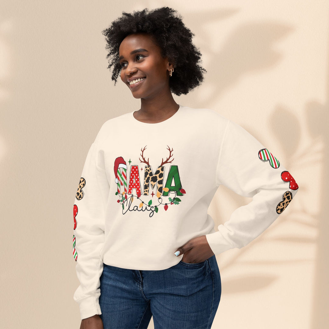 Mama Claus - Women's Lightweight Crewneck Sweatshirt