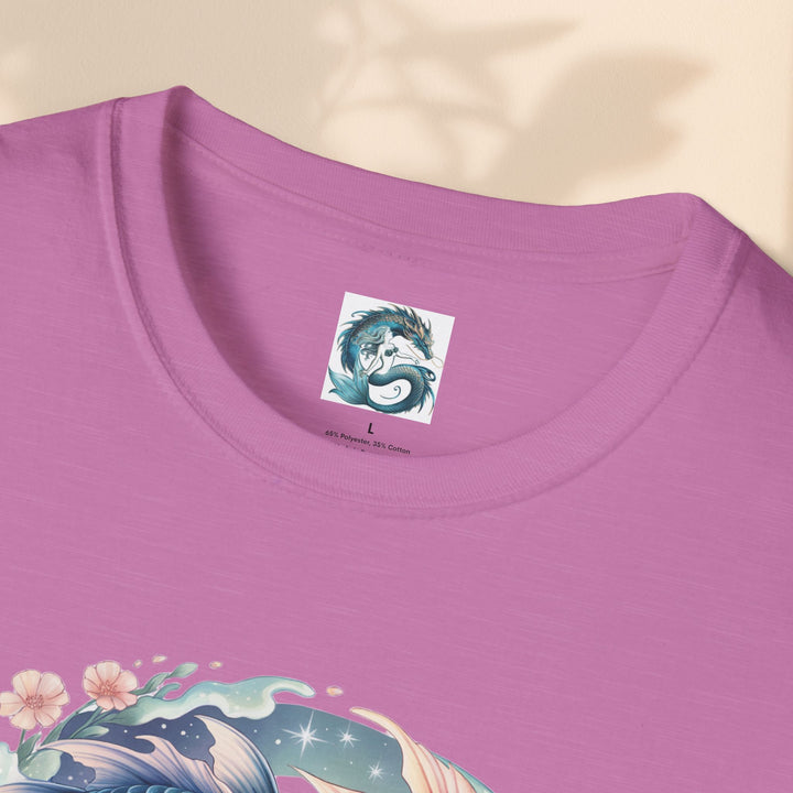 Pisces Zodiac T-Shirt, Softstyle Tee, Astrological Gift, Horoscope Apparel, Birthday Gift for Pisces, Astrology Merch