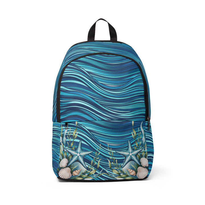 Unisex Fabric Backpack - Ocean Waves