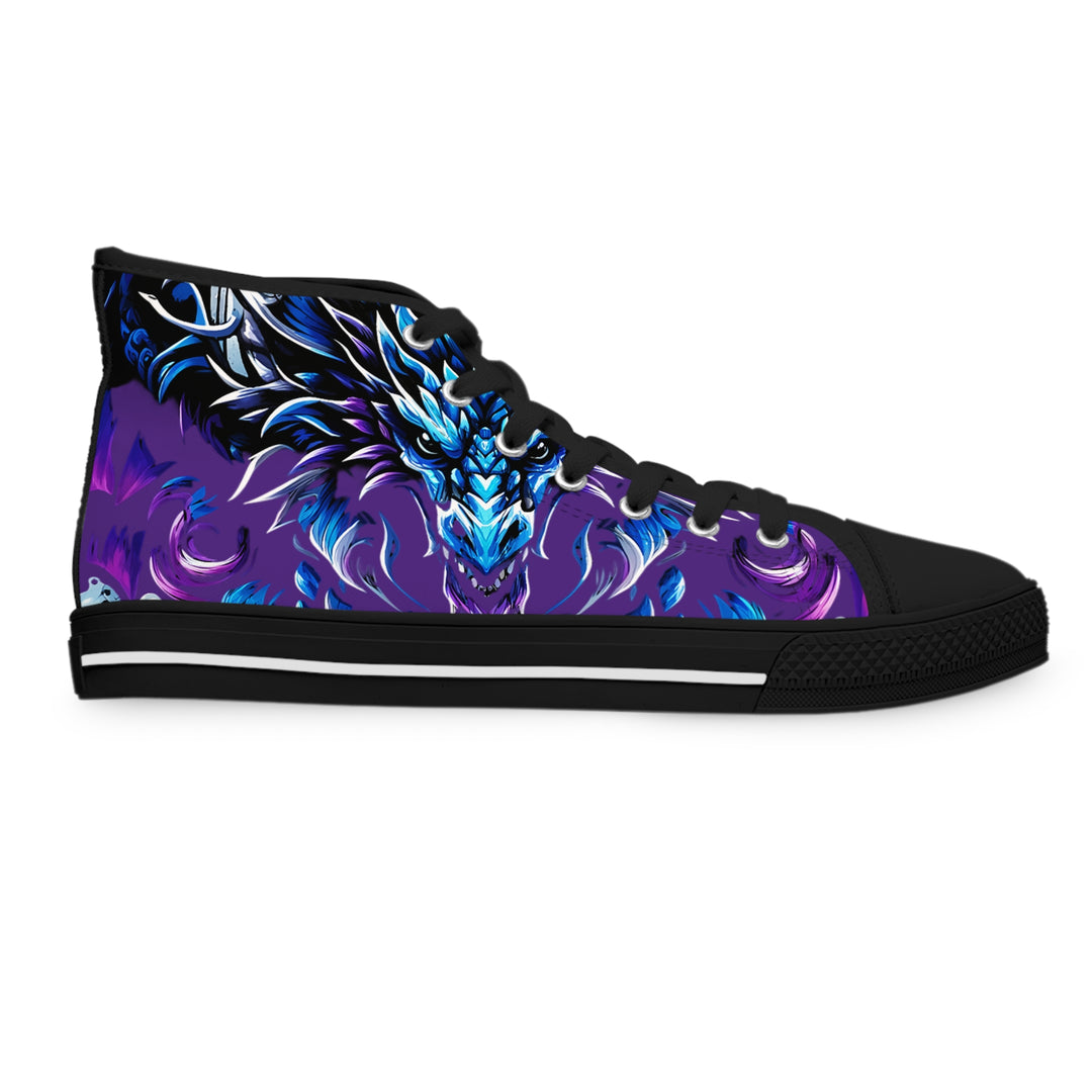 Women's High Top Sneakers - Electric Dragon