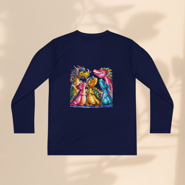 Youth Long Sleeve Competitor Tee - Dragon Joy