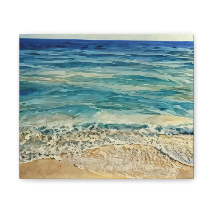Stretched Beach Art Canvas Print