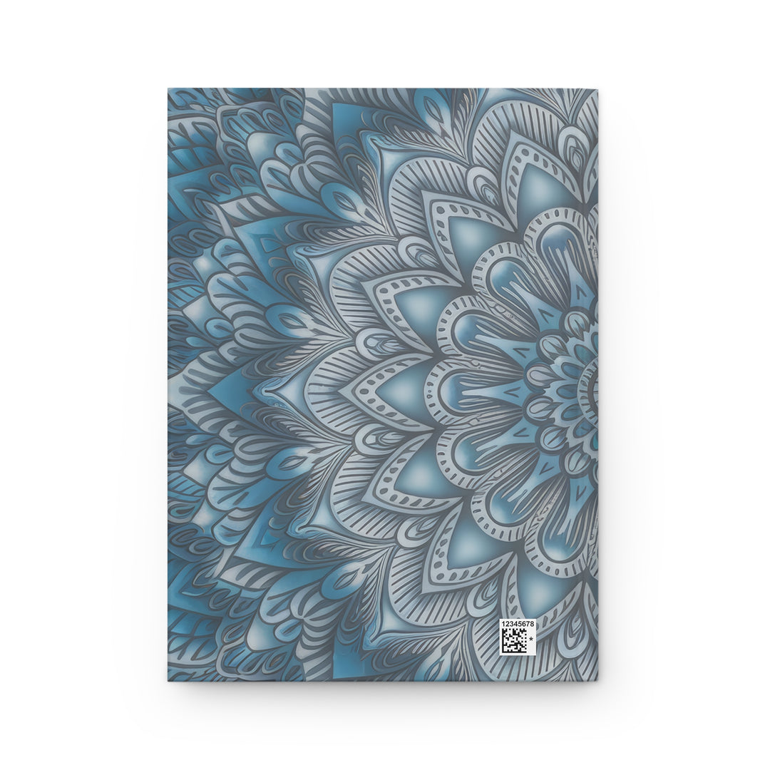 Hardcover Journal Matte - Blue Mandala