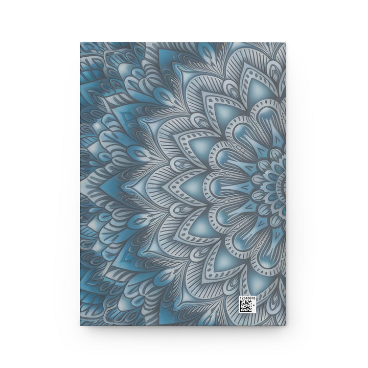 Hardcover Journal Matte - Blue Mandala