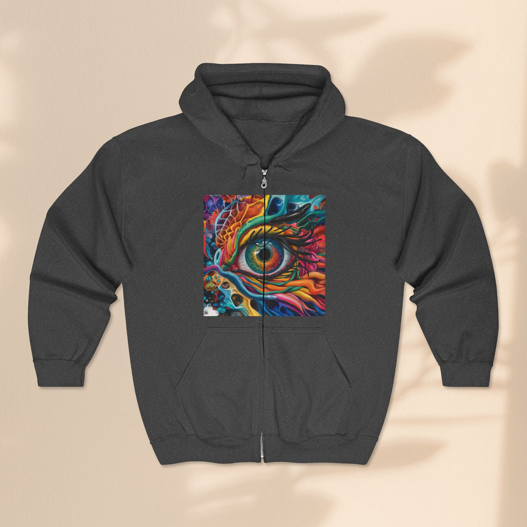 Dragon Eye - Unisex Heavy Blend™ Full Zip Hooded Sweatshirt