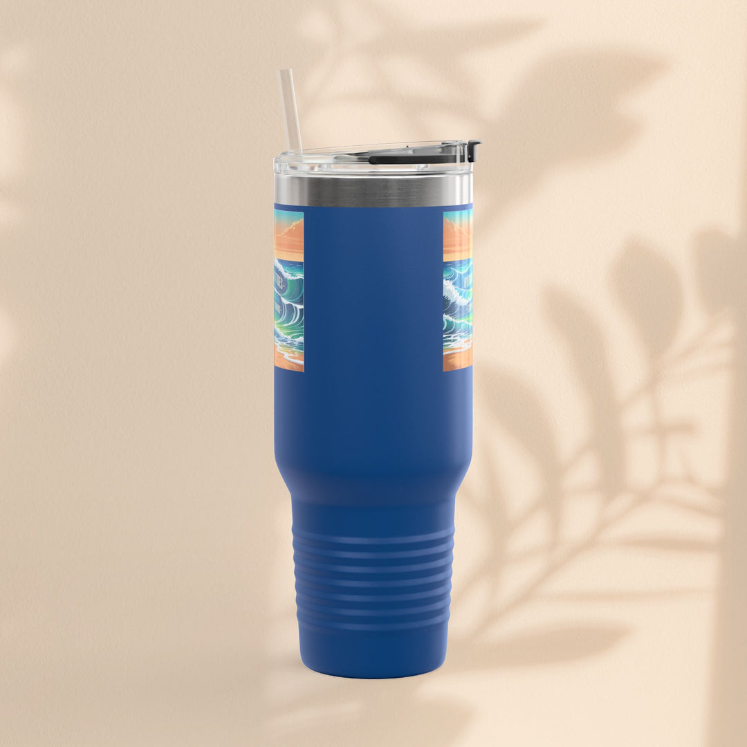 Ocean Wave Insulated Travel Mug, 40oz