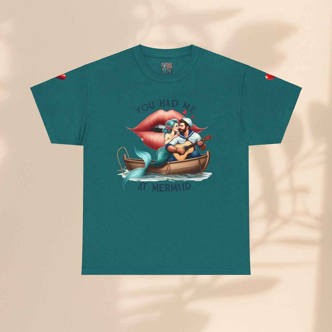 Unisex Heavy Cotton Tee - You Had Me At Mermaid