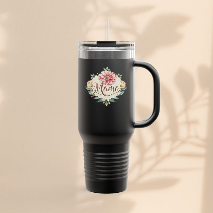 Floral Insulated Travel Mug for Moms - 40oz