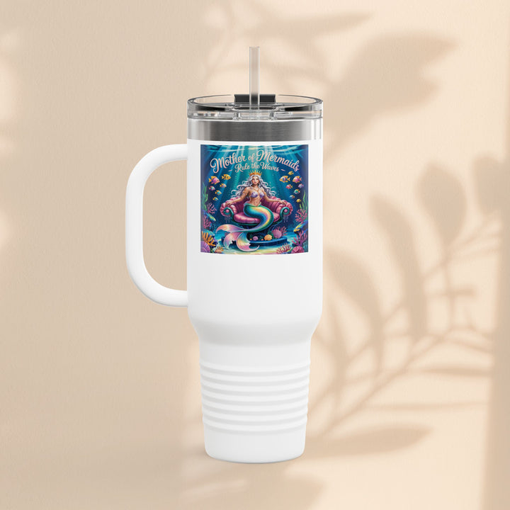 Mother of the Mermaids Insulated Travel Mug, 40oz | Perfect for Road Trips, Summer Days