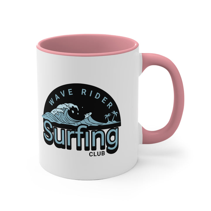 11oz Accent Mug - Wave Surfing