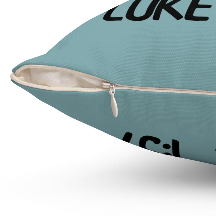 Inspirational Cancer Awareness Pillow - 'Heal Cancer' with Verse Luke 1:37