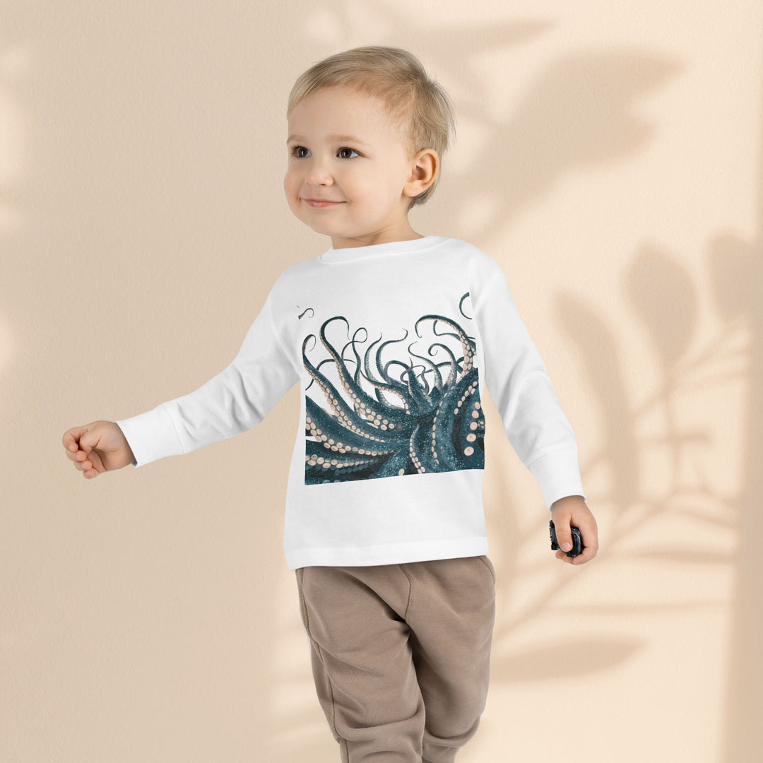 Toddler Long Sleeve Tee - Octopus